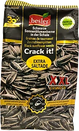 Solrosfrön Svarta Rostade & Saltade 250g