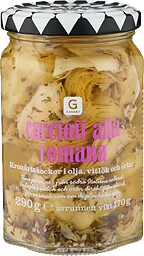 Kronärtskockor i Olja