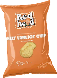 Fyra Sort Salt Helt Vanligt Chip Chips