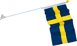 Fasadset Sverige flagga 80cm