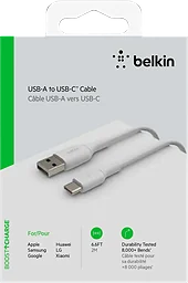 USB-A till USB-C Vit 2m
