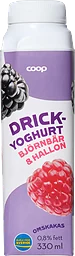Drickyoghurt Björnbär & hallon 0,8%