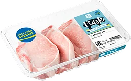 Fläskkotlett med Ben Skivad Sverige