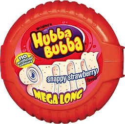 Tuggummi Snappy Strawberry Mega long