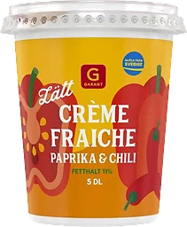 Paprika Chili Lätt Crème Fraiche