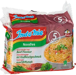 Snabbnudlar Biff 5-p 350g