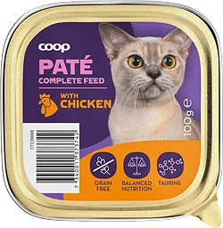 Kattmat Helfoder Paté Kyckling