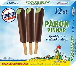 Päronpinnar med Mörk Dopp