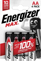Batteri AA 4-p Max