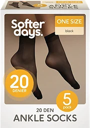 Ladies Ancle 20Den Black