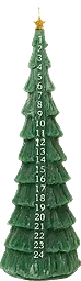 Kalenderljus Gran H28cm