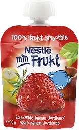 Min Frukt Smoothie Äpple, banan & jordgubb 6 Mån