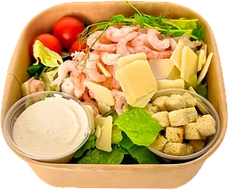 Caesarsallad Med Räkor