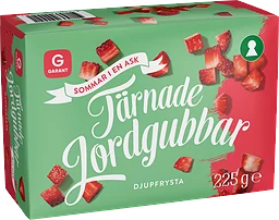 Jordgubbar Tärnade Frysta