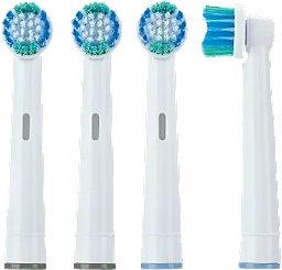 Tandborsthuvuden, 4-pack