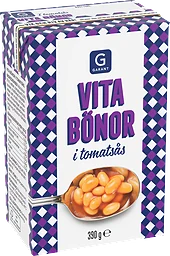 Vita Bönor i Tomatsås