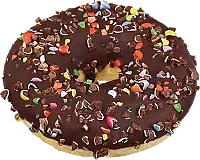 Donut Mörk Chokladgodis