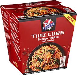 Spicy chicken sichuan noodles