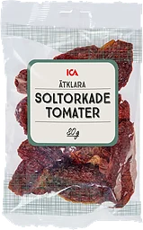 Soltorkade ätklara tomater
