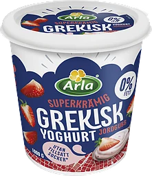 Jordgubb Grekisk Yoghurt 0%