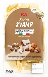 Pasta Ravioli Svamp Färsk