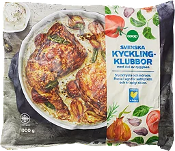 Kycklingklubbor mörade