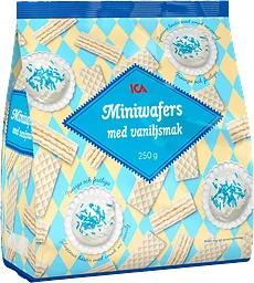 Miniwafers med vanilj