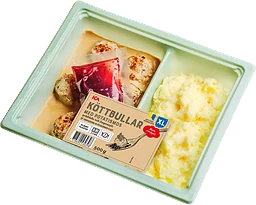 Färdigmat XL Köttbullar med Potatismos och Lingonsylt