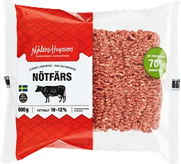 Nötfärs 10-12% Sverige