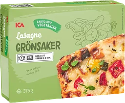 Lasagne grönsaker Fryst