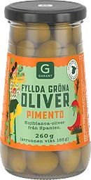 Gröna Oliver med Pimiento