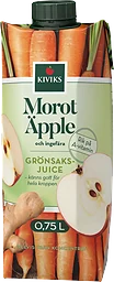 Grönsaksjuice Morot Äpple Ingefära 1l