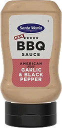 Barbecuesås Garlic & black pepper
