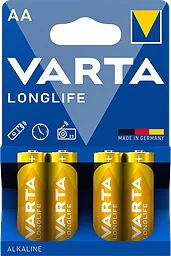 Batteri Longlife AA 4-p