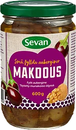 Makdous Små fyllda Auberginer 600g