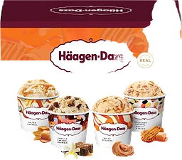 Glass Caramel Collection 4-pack
