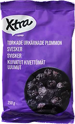 Torkade Plommon Urkärnade