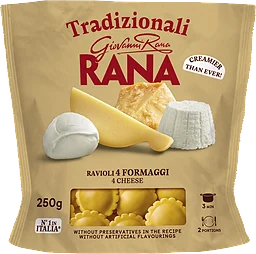 Färsk Pasta Ravioli 4 Ostar