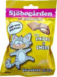 Chicken Chees Crunchy Bits Kattgodis