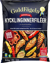 Grillade kycklinginnerfiléer BBQ Fryst