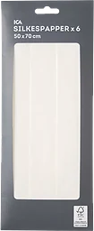 Silkespapper vit 6 ark 50 x 70 cm