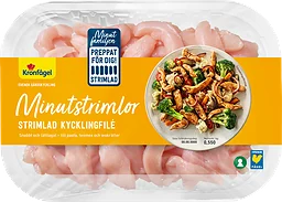 Strimlad kycklingfilé Minutstrimlor