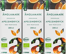 Fruktdryck Apelsin 3-pack Eko