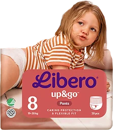 Byxblöjor Up & go 8 19-30 kg
