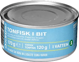 Tonfisk i vatten 170g