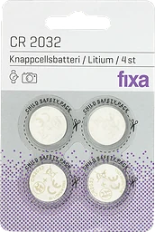 Cr 2032 Knappcell Batteri