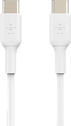 Laddkabel USB-C till USB-C 1m vit