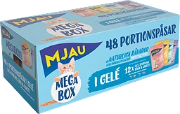 Megabox Gelé Lax/kyckling/räka/ox Kattmat Gelé 48-pack
