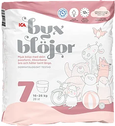 Byxblöja strl 7 16-26kg 28-p