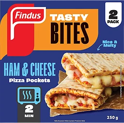 Pizza pockets Ham & cheese